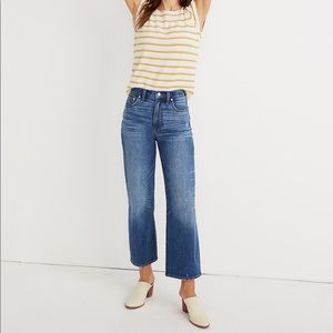 Slim Wide-Leg Jeans in Garrett Wash from Madewell